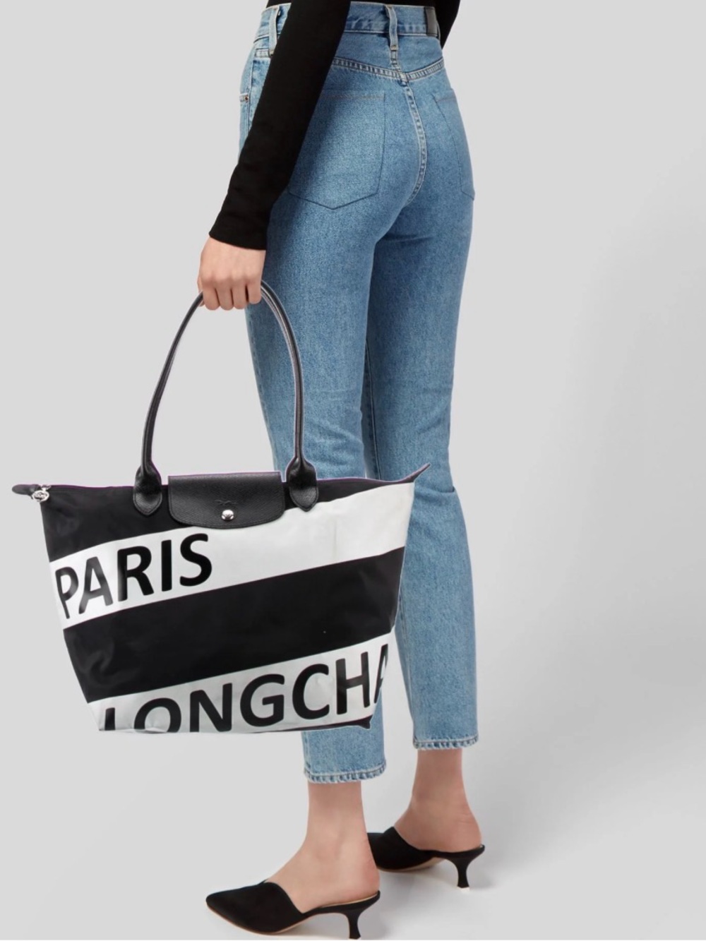Longchamp Le Pilage Large Tote- Paris Limited Edition - Picture 2 of 2